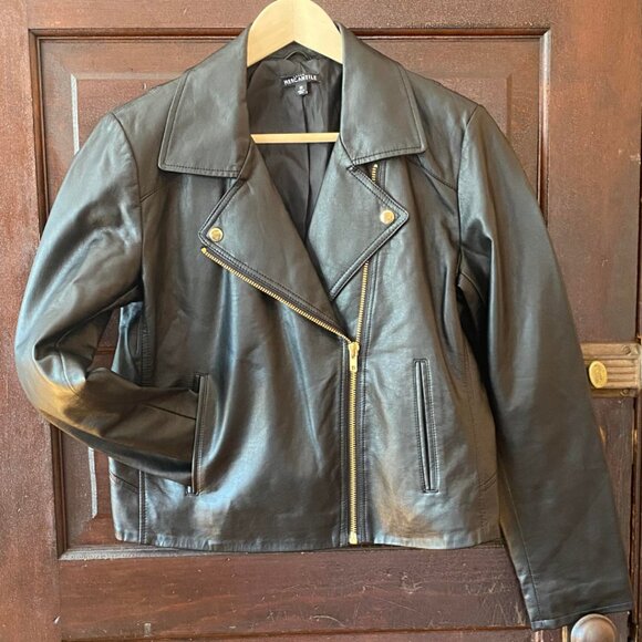 J.Crew Mercantile Faux Leather Moto Jacket M - Picture 2 of 7
